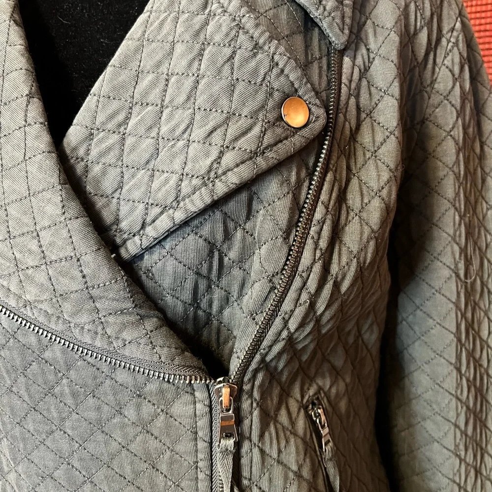 Marrakech Moto Style Quilted Coat - Picture 2 of 7